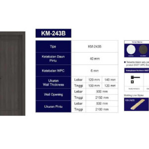 Pintu WPC Set - KM-243B